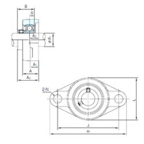 Bearing BFL204 NACHI #1 image