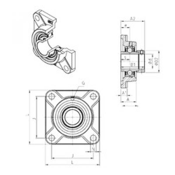 Bearing EXF202 SNR #1 image