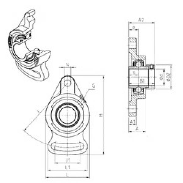 Bearing EXFA210 SNR #1 image