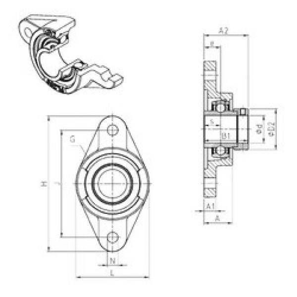 Bearing EXFL202 SNR #1 image