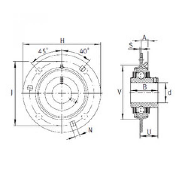 Bearing GRRY20-VA INA #1 image