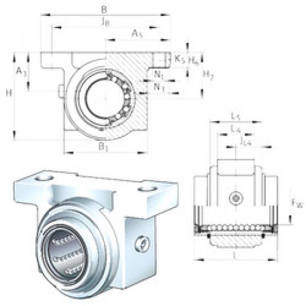 Bearing KGB12-PP-AS INA #1 image