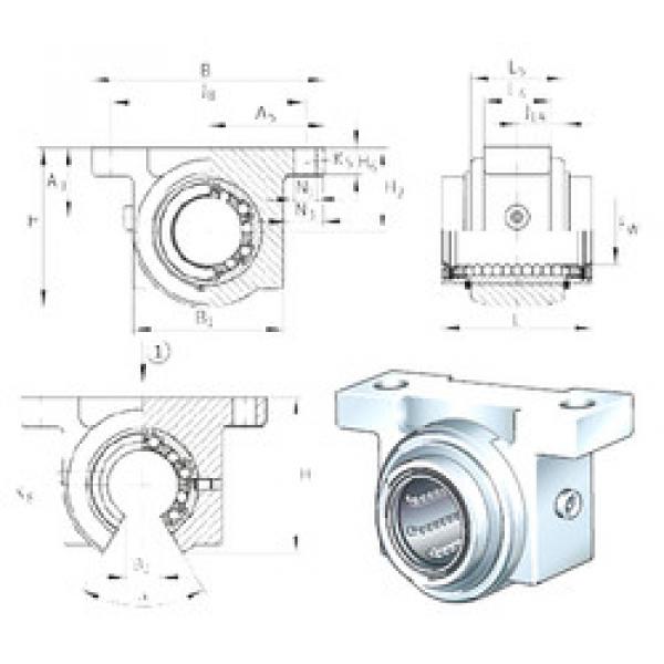 Bearing KGBO25-PP-AS INA #1 image