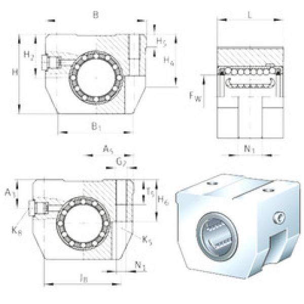 Bearing KGHK06-B-PP-AS INA #1 image