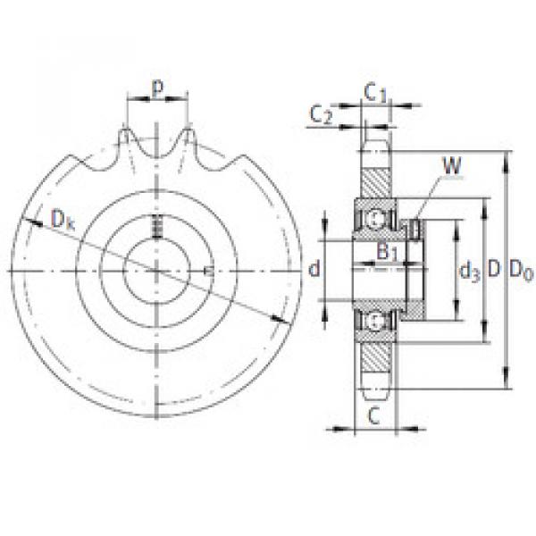 Bearing KSR15-B0-10-10-14-08 INA #1 image