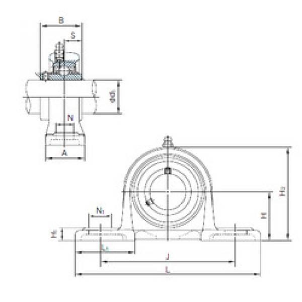 Bearing MUCP204 NACHI #1 image