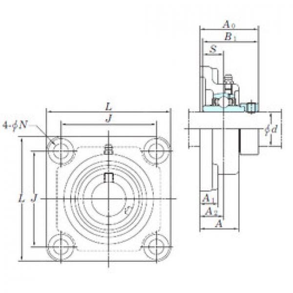 Bearing NANF202-10 KOYO #1 image