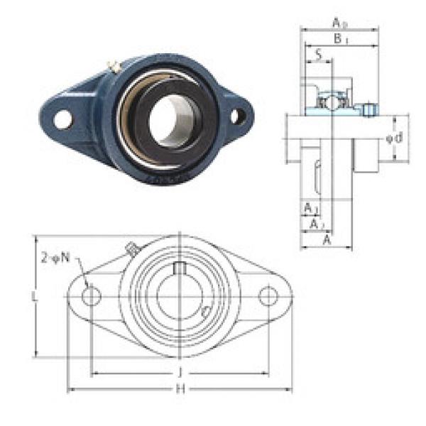 Bearing NANFL205-14 FYH #1 image