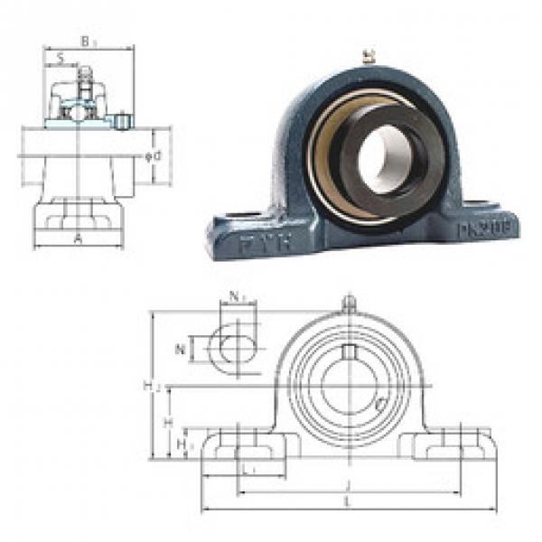 Bearing NAPK208 FYH #1 image