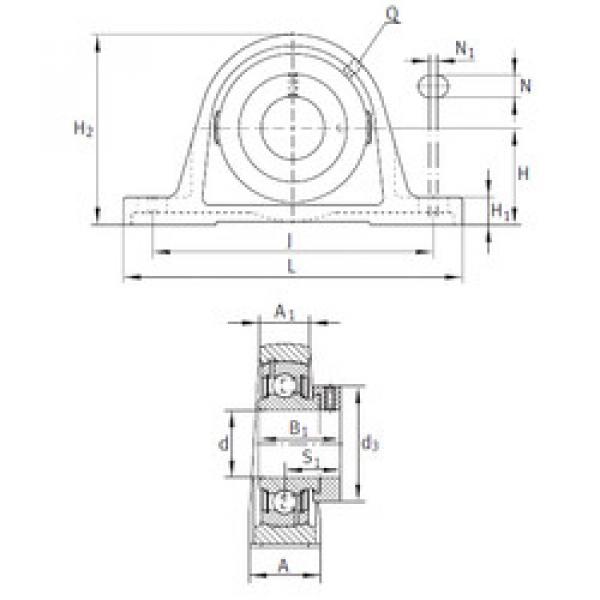 Bearing PASE2 INA #1 image