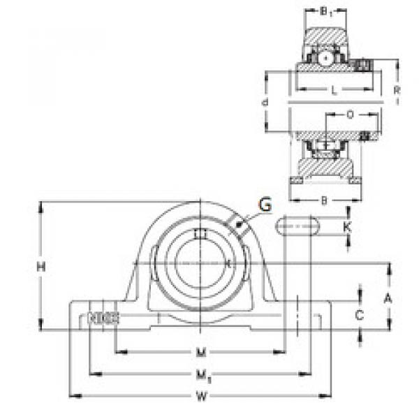 Bearing PASE12 NKE #1 image