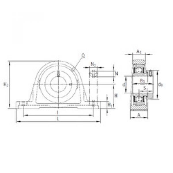 Bearing PASE25-N-FA125 INA #1 image