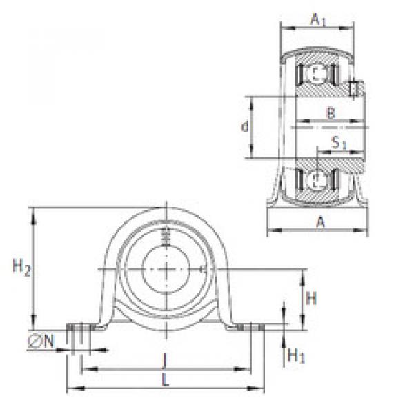 Bearing PBY30 INA #1 image