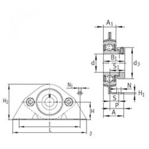 Bearing PBS20 INA #1 image