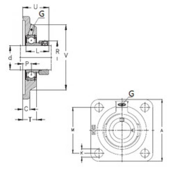 Bearing PCF20 NKE #1 image