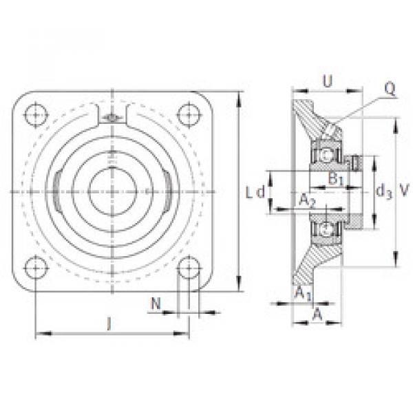 Bearing PCJ1-1/4-206 INA #1 image