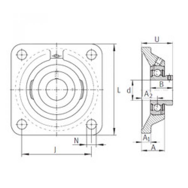 Bearing PCJY1-1/2 INA #1 image