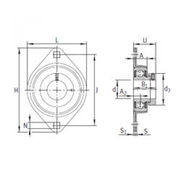 Bearing PCSLT20 INA #1 image