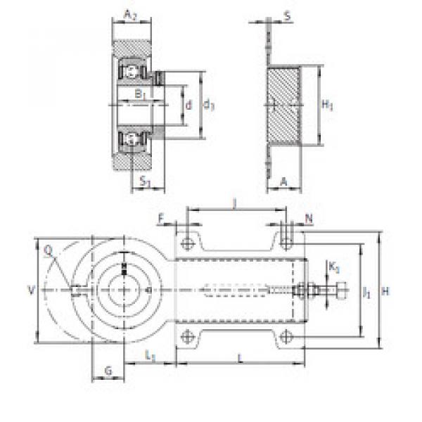 Bearing PHUSE25 INA #1 image