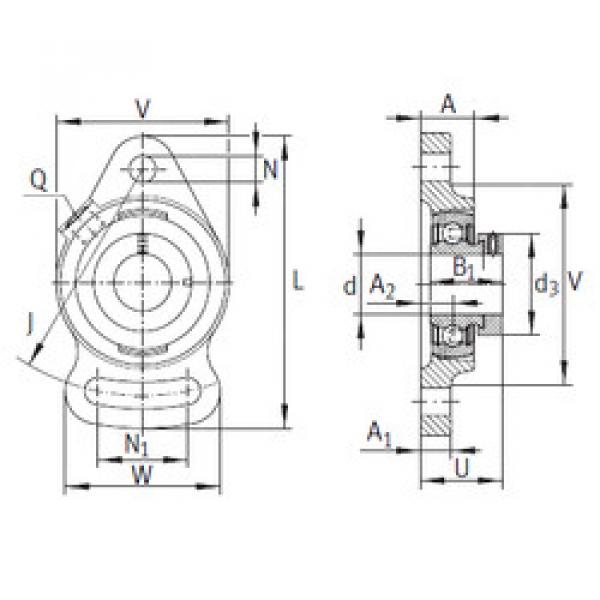 Bearing PSFT20 INA #1 image