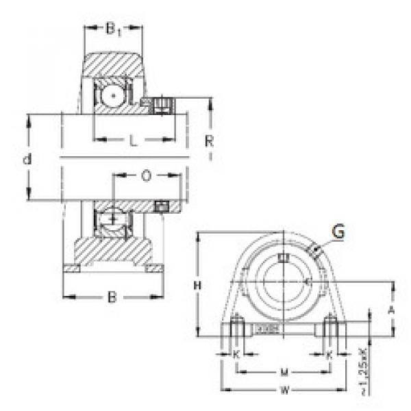 Bearing PSHEY60-N NKE #1 image