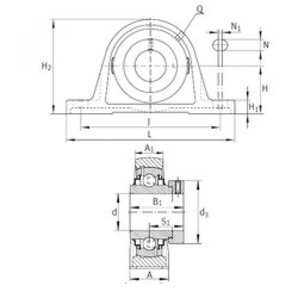 Bearing RAK1-1/4 INA #1 image