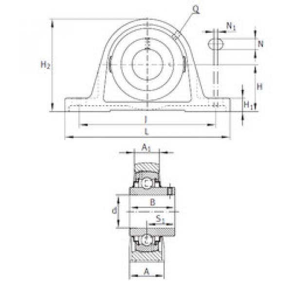 Bearing RAKY1 INA #1 image