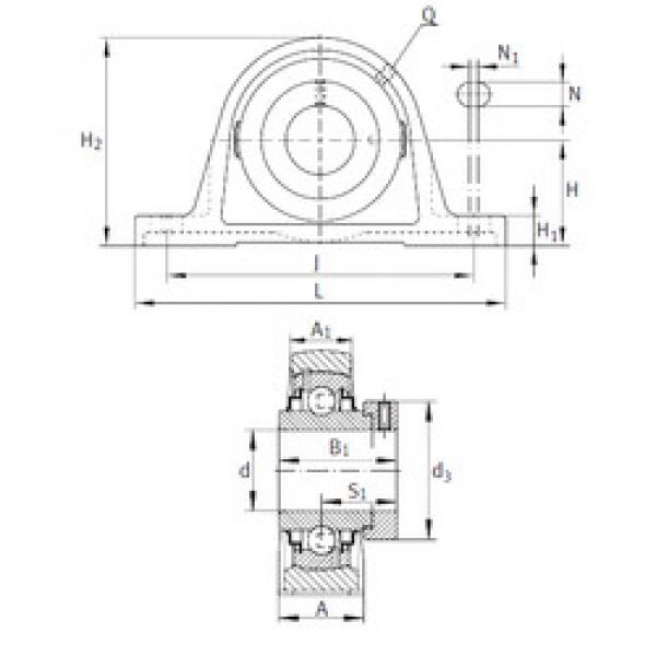 Bearing RASE1-1/4-206 INA #1 image