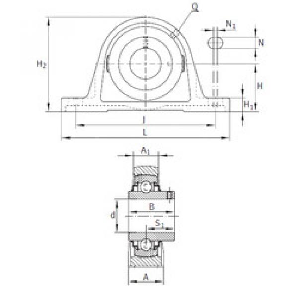 Bearing RASEY1-1/2 INA #1 image