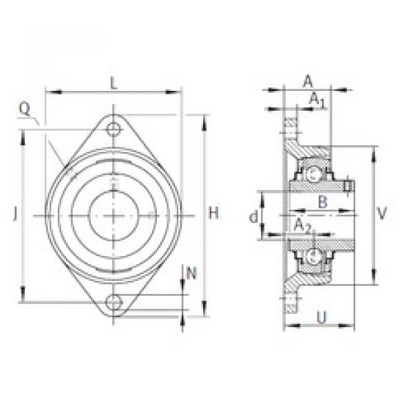 Bearing RCJTY1-1/8 INA #1 image