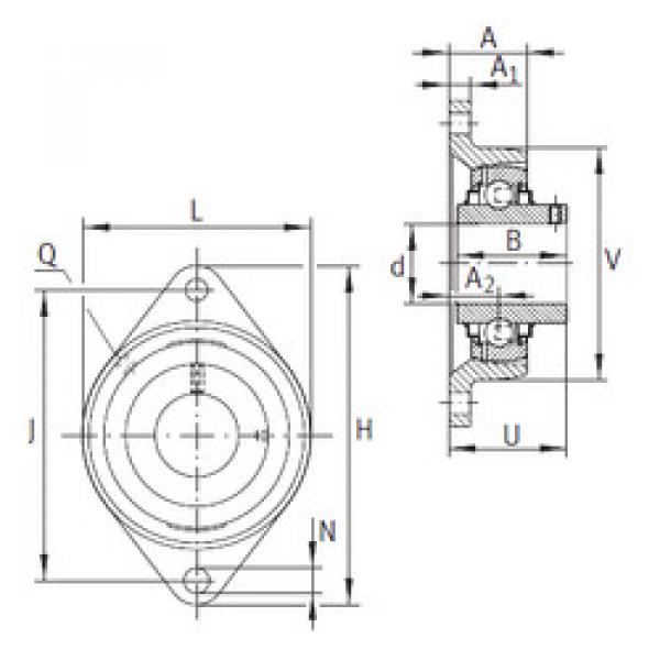 Bearing RCJTY55 INA #1 image