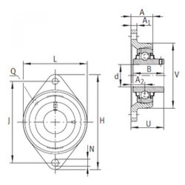 Bearing RCJTY40-JIS INA #1 image