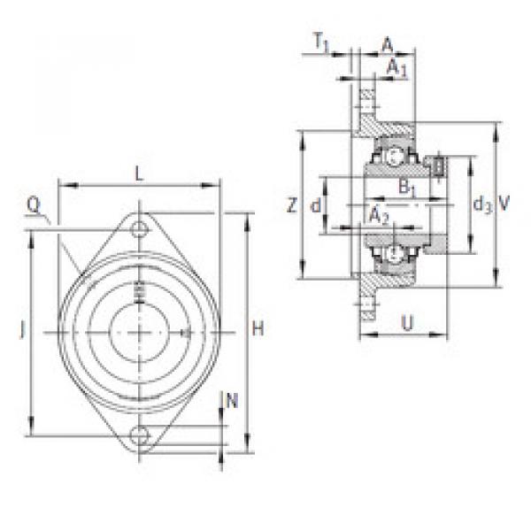 Bearing RCJTZ20 INA #1 image