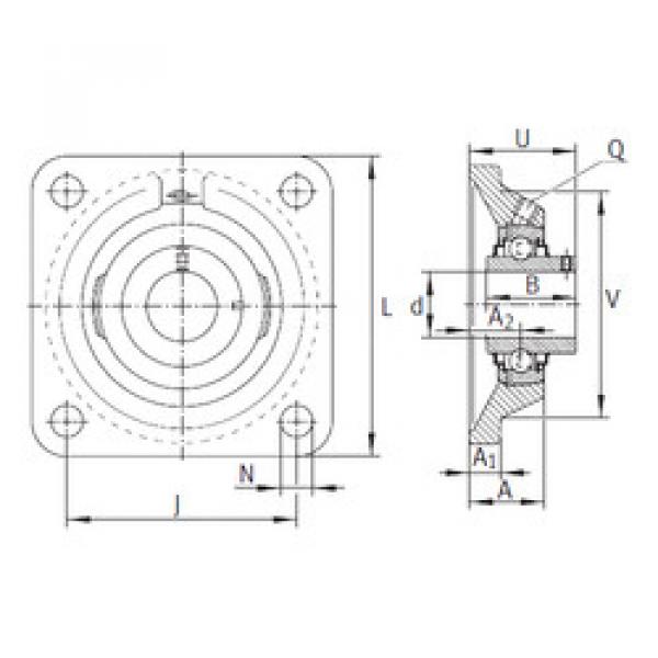 Bearing RCJY20-JIS INA #1 image