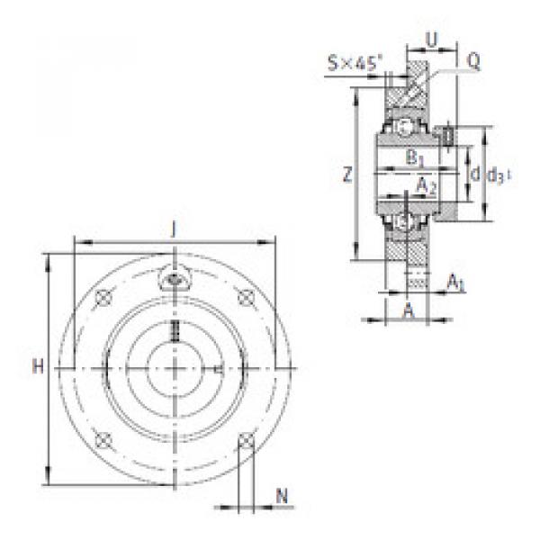 Bearing RMEO80 INA #1 image