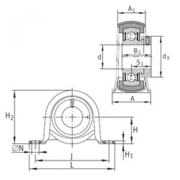 Bearing RPB17 INA #1 image