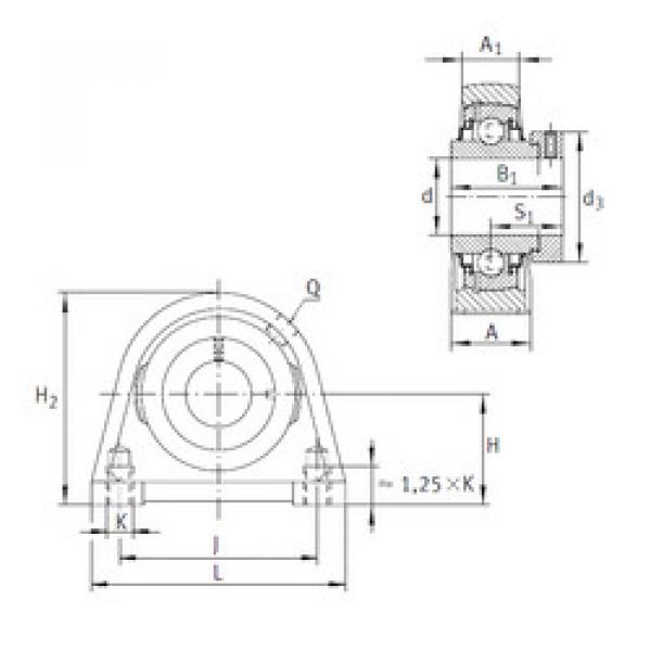 Bearing RSHE45 INA #1 image