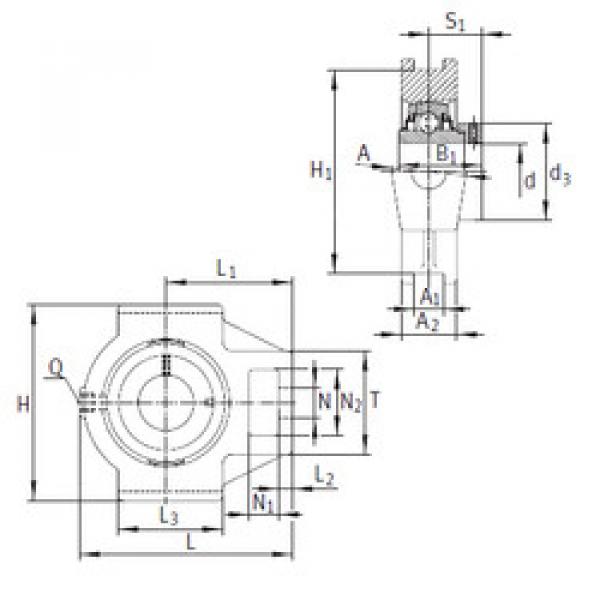 Bearing RTUE30 INA #1 image