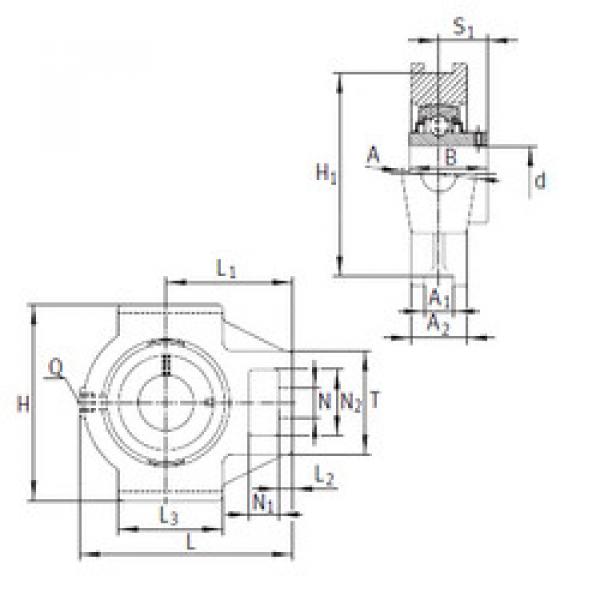 Bearing RTUEY35 INA #1 image