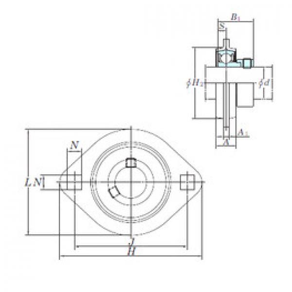 Bearing SAPFL205-15 KOYO #1 image