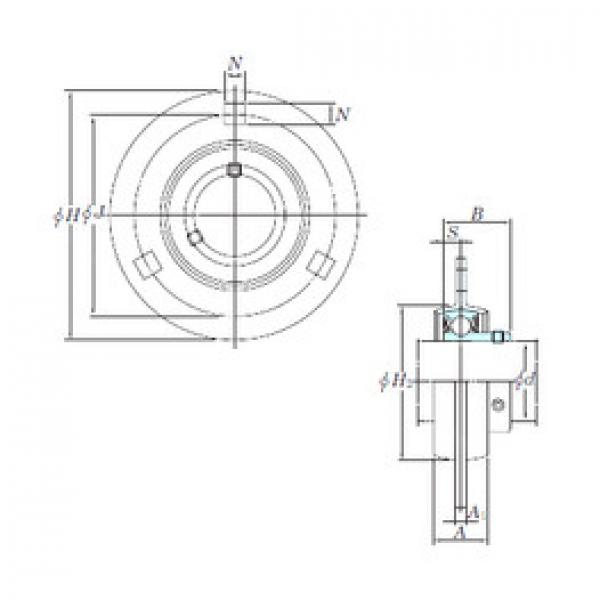 Bearing SBPF205-14 KOYO #1 image