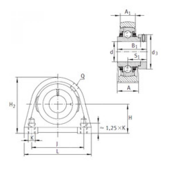 Bearing TSHE30-N INA #1 image