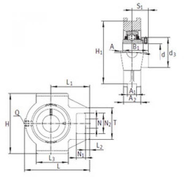 Bearing TTUE50 INA #1 image