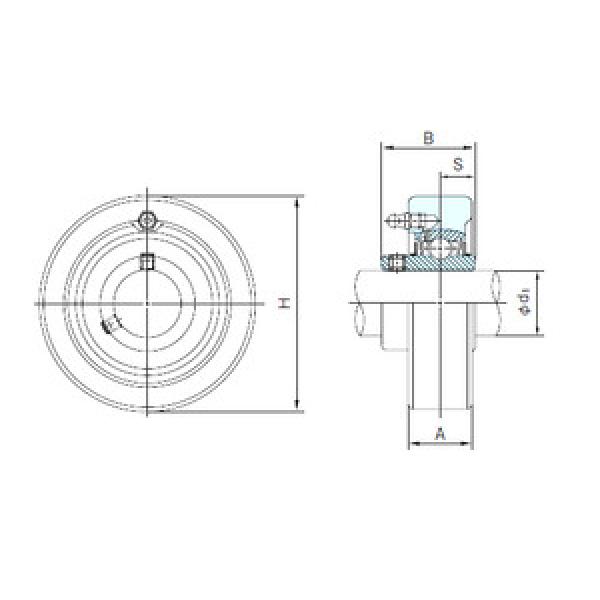 Bearing UCC205 NACHI #1 image