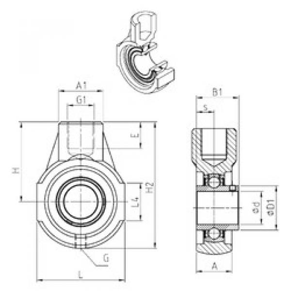 Bearing UCEHE203 SNR #1 image