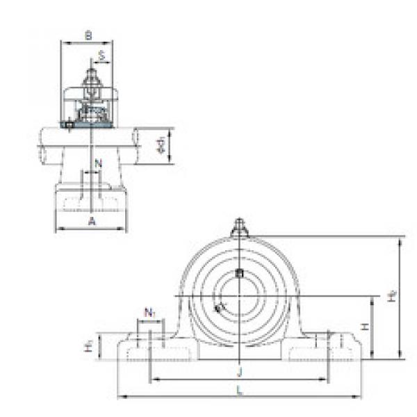 Bearing UCEP204 NACHI #1 image