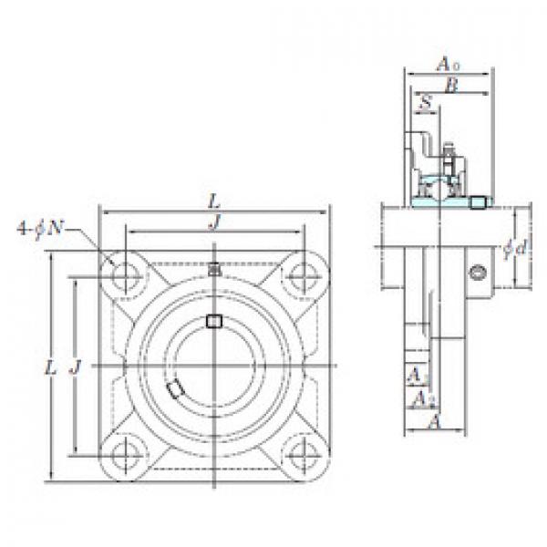 Bearing UCFX06-19 KOYO #1 image