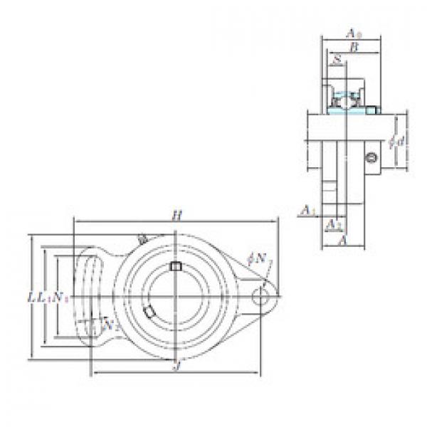 Bearing UCFA201 KOYO #1 image