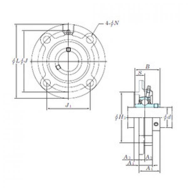 Bearing UCFC205-14 KOYO #1 image