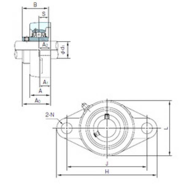 Bearing UCFL201 NACHI #1 image